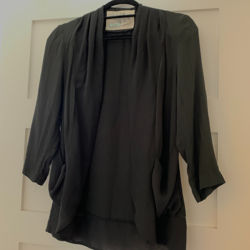 Black lightweight blazer jacket